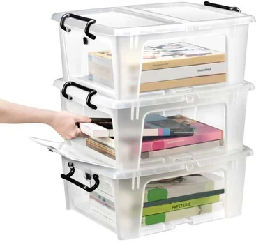 CEP Opbevaringskasse Strata, 20 L, plast, transparent