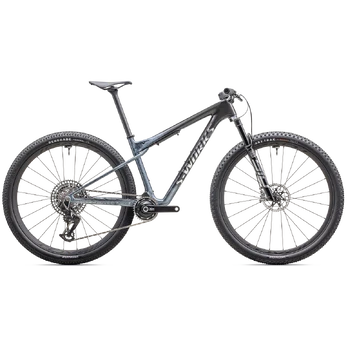 S-Works Epic World Cup kalnų dviratis | Glacial Metallic Granite - Brushed Chrome, L