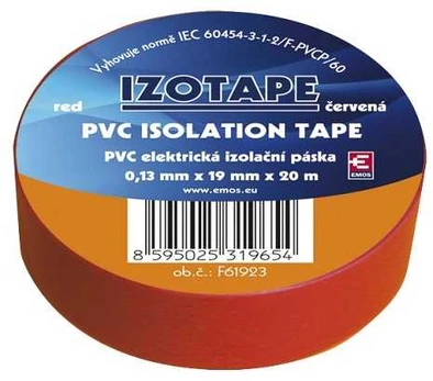Emos Insulating tape for PVC cables 19/20 red