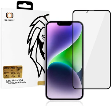 Apsauginis stiklas 10X Privacy Titanium skirtas Apple iPhone 14 Plus