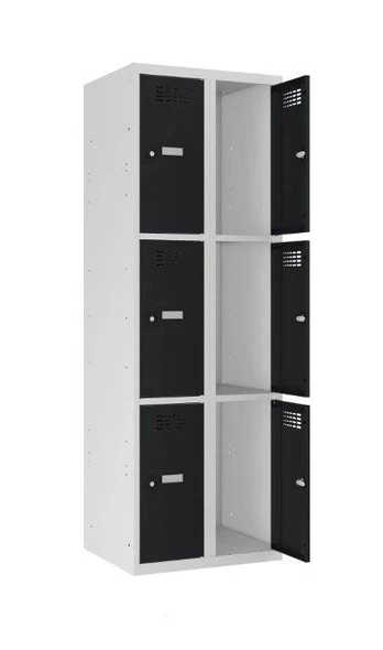 Metalinė spinta Classic 2R su 6 skyriais