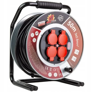 Būgninis ilginamasis laidas profesional bull-tech 50m super ip44 storas