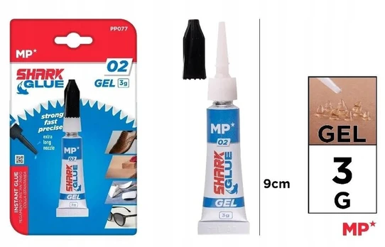 Supermomentinis gelinis klijai 3g Shark Glue