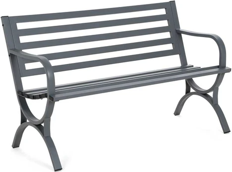 Lauko suolas Simple, Pilkas