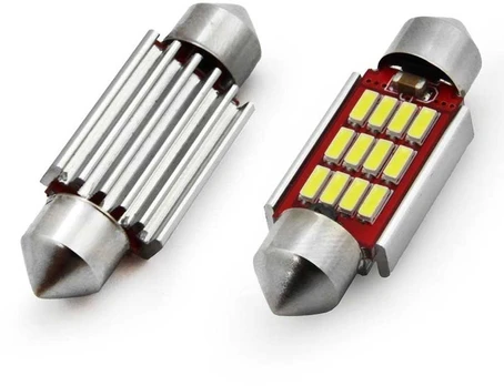 Amio LED lemputės C5W C10W 41mm 12V-24V
