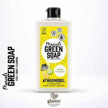 Marcel’s Green Soap Lemon & Bergamot – indų ploviklis, 500 ml