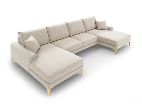 Minkštas kampas Mazzini Sofas Madara, kreminis