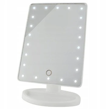 Kosmetinis veidrodis su LED apšvietimu Lootlyfe, baltas
