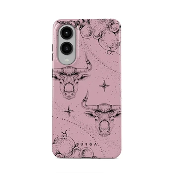 Taurus - Samsung Galaxy S25 Edge Case, Tough / Pink