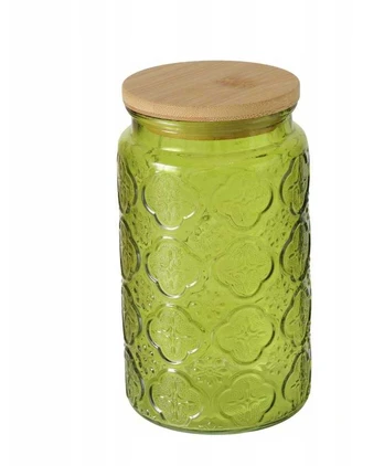 Boltze IMOLA Bamboo Lid Jar, 1000 ml