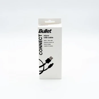 „Bullet“ laidas Micro USB - USB, 3m
