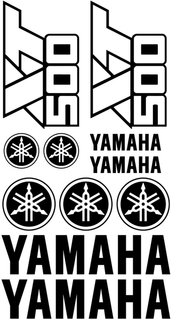 Yamaha XT 500 motociklo lipdukai