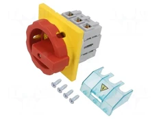 Switch-disconnector | Poles: 3 | on panel | 63A | IP65 from the front kaina