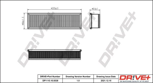 Oro filtras Dr!ve+ DP1110.10.0538