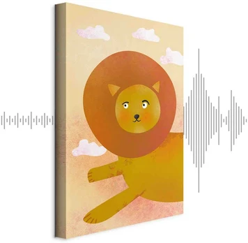 Artgeist Paveikslas - Lion's Fun (1 Part) Vertical