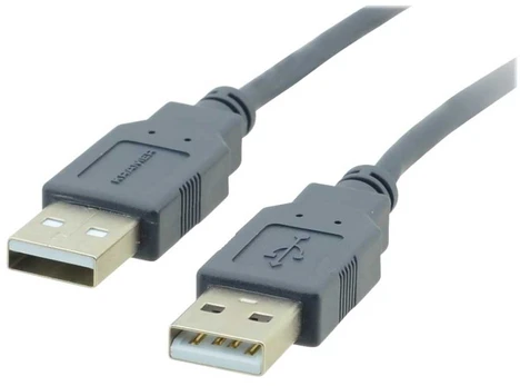 Kramer Electronics 3m USB 2.0, 3 m, USB A, USB A, USB 2.0, Male/Male, Juodas