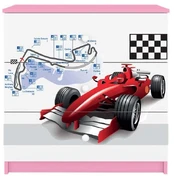 Rožinė Komoda babydreams formulė kaina