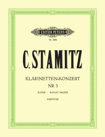 Clarinet Concerto No. 3 in B flat