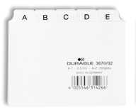 Durable 3670/02 - Baltas - 105 mm - 74 mm - 25 pc(s)