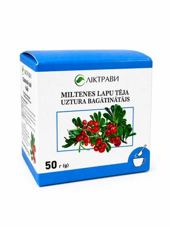 Meškauogių lapų arbata, 50 g LIKTRAVI