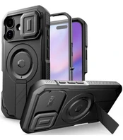 Dėklas TECH-PROTECT KEVLAR MAGSAFE IPHONE 17 Juodas