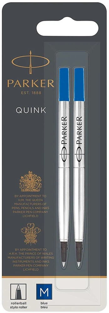 Parker Rollerballmine M Blau 2er Blister (1950327)