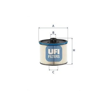 Kuro filtras UFI 26.195.00