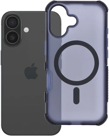 Case for iPhone 16 Forcell F-Protect BumperX Premium compatible with MagSafe navy mėlynas