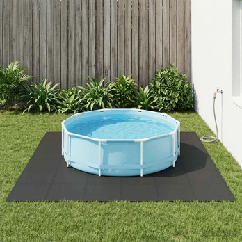 Baseino grindų kilimas 40 pcs Juoda 14,4 m² EVA puta