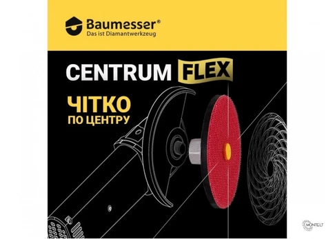 Šlifavimo padukų laikiklis su centravimu Centrum FLEX 100xM14