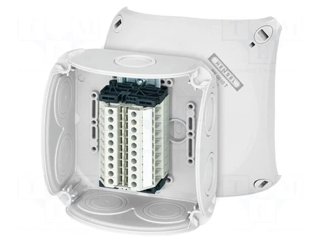 Enclosure: junction box | IP66 | with terminals | grey | ENYCASE®
