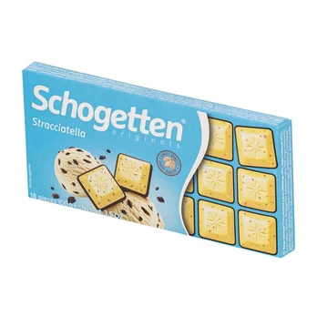 Baltasis šokoladas SCHOGETTEN STRACCIATELLA, 100 g