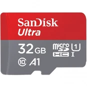 Ultra microSDHC 32GB 120MB/s A1 + Adapter SD kaina