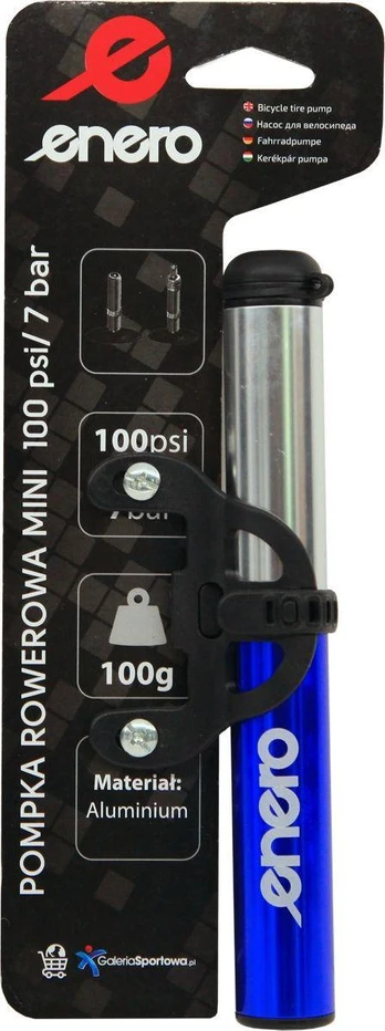 Dviračio pompa Enero 22x191mm mėlyna
