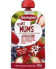 SEMPER MUMS tyrė su braškėmis 6m+ 110g 119293