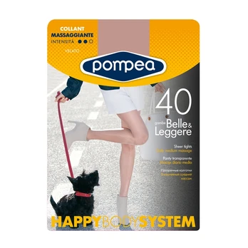 POMPEA HAPPY BODY SYSTEM pėdkelnės, 40 den