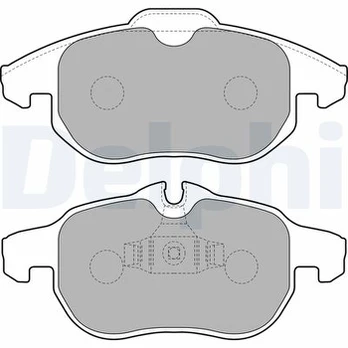 DELPHI LP1723 Brake pad set