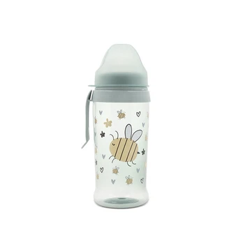 Buteliukas kūdikiui su rankenėle Lorelli, žalias, 6 mėn+, 350 ml