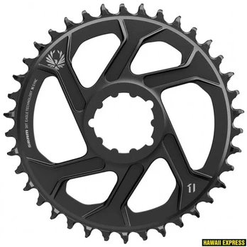 Priekinė žvaigždė SRAM X-SYNC 2 38T Direct Mount 3mm Offset Boost Alum Eagle Black