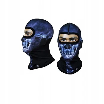 Termoaktyvus balaklava su „Zombie Blue“ grafika