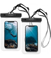 [Užsakomoji prekė] Universalus Dėklas skirtas (set 2) - Spigen Waterproof Case A601 - permatomas