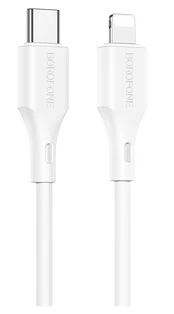 Borofone BX49 Lightning į USB-C laidas 3A | 20W baltas kaina