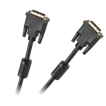Cabletech DVI-DVI kabelis 1.8m Juodas