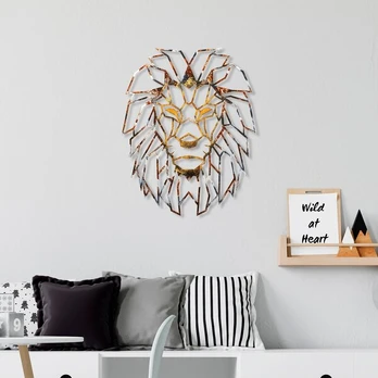 Wallity sienų dekoracija Lion, 1 vnt.