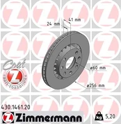 Stabdžių diskas ZIMMERMANN 430.1461.20 kaina