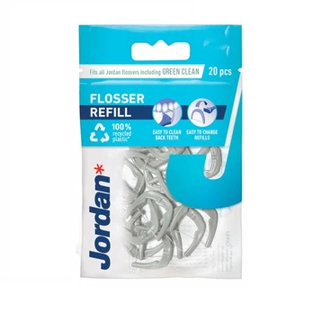 Jordan Easy Clean Flosser atsarginiai siūlai 20vnt.