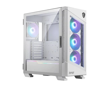 MSI MPG VELOX 100R White PC Case, Mid-Tower, USB 3.2, Audio-out, Mic-in