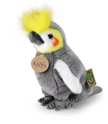 Rappa Plush parrot Cockateel 18 cm ECO-FRIENDLY