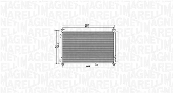 Kondensatorius, oro kondicionierius MAGNETI MARELLI 350203991000
