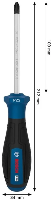 KIK Bosch PRO Atsuktuvas PZ2 x 100 mm